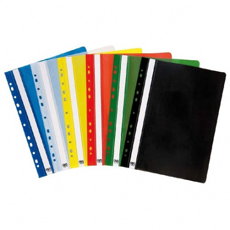 Rychlovazač PVC A4 s děrováním modrý