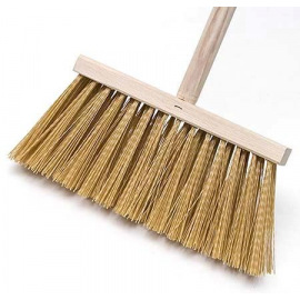 Koště chodníkové s násadou