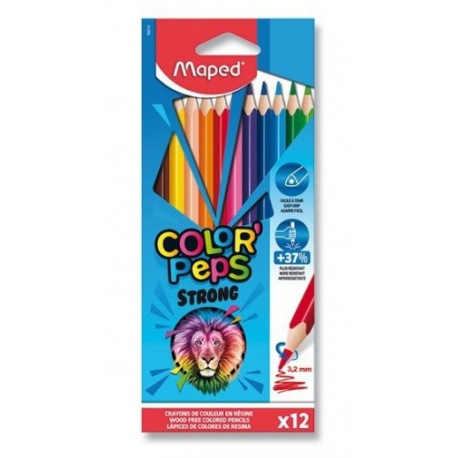 Pastelky Maped trojhranné Color´Peps 12 barev