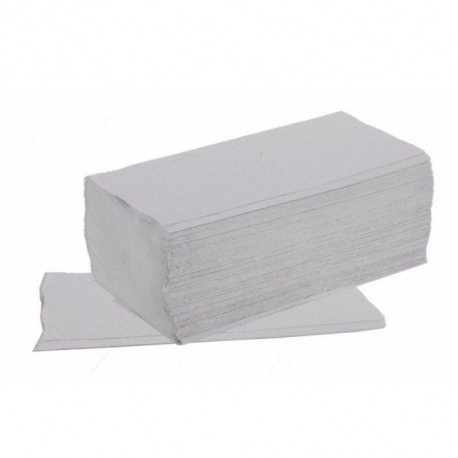 Papírové ručníky ZZ , 1 vrstvé, recyklované, šedé 5000ks