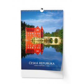Nástěnný kalendář - Česká republika - A3