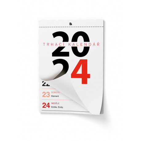 BNA1-24 Nástěnný kalendář - Trhací kalendář - A5-1