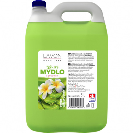 Lavonea tekuté mýdlo 5L Aloe Vera