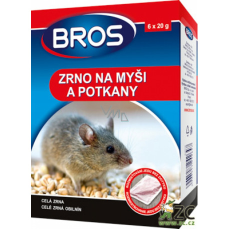 Bros zrno na myši, krysy a potkany 120g
