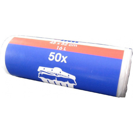 Sáčky do koše transparentní 16l