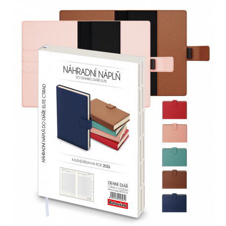 BDCk0-26 Denní diář - Ctirad s výsekem - Manager - A5 - náhradní náplň-1