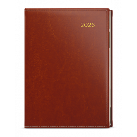 BDCk17-7-26 Denní diář - Ctirad s výsekem - Premier - A5 - hnědá-1