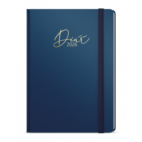 BDD8-1-26 Denní diář - David - Luxi - A5 - modrá-1