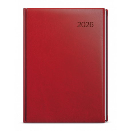 BDD6-3-26 Denní diář - David - Vivella - A5 - bordó-1