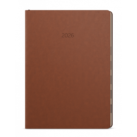 BDM10-7-26 Denní diář - Maxim - B5 - Hnědá-1