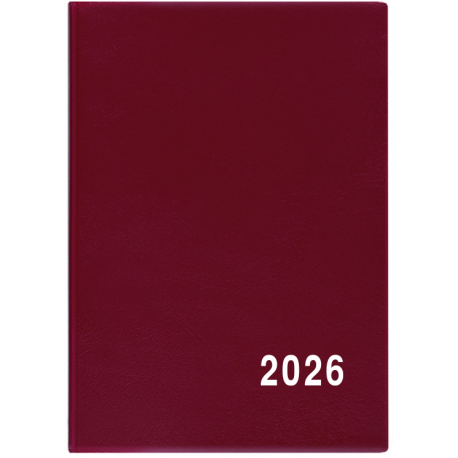 BMA1-3-26 Měsíční diář - Anežka - PVC - bordó-1