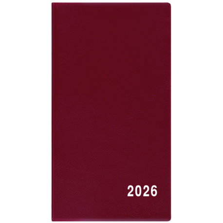 BMF1-3-26 Měsíční diář - Františka - PVC - bordó-1