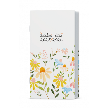 BMK9-1-26 Měsíční diář  - Klára - lamino - Bílý-1