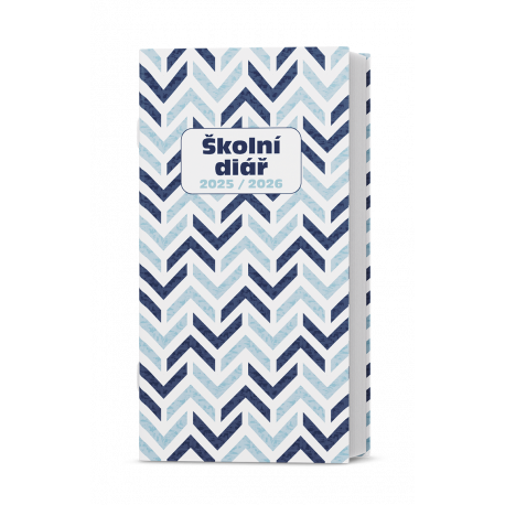 BMK9-2-26 Měsíční diář  - Klára - lamino - Modř-1