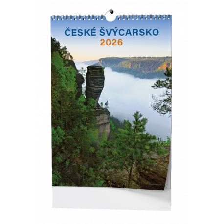 BNK4-26 Nástěnný kalendář - České Švýcarsko - A3         -1