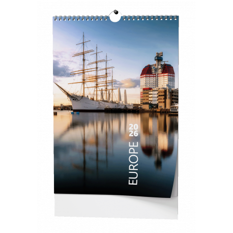 BNG12-26 Nástěnný kalendář - Europe - A3                           -1