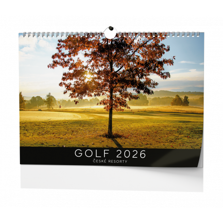 BNS3-26 Nástěnný kalendář - Golf - české resorty-1