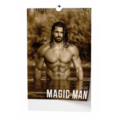 BNE6-26 Nástěnný kalendář - Magic Man - A3-1