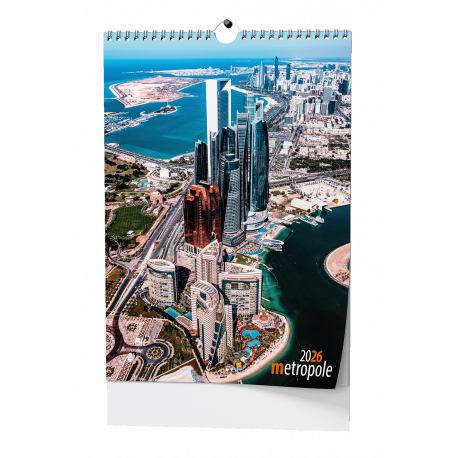 BNE4-26 Nástěnný kalendář - Metropole - A3-1