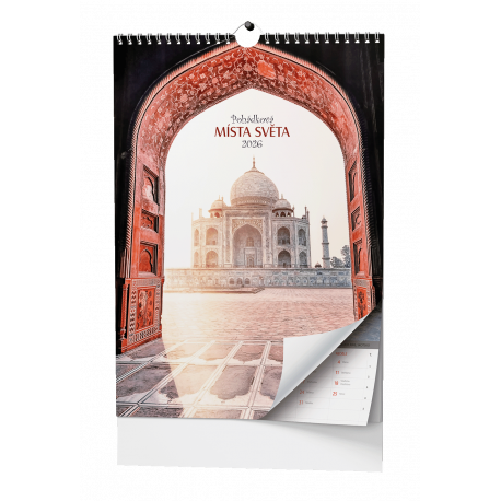 BNF5-26 Nástěnný kalendář - Pohádková místa světa  - A3-1