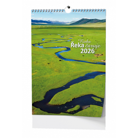 BNK6-26 Nástěnný kalendář - Řeka čaruje - A3                              -1