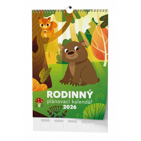 BNC9-26 Nástěnný kalendář - Rodinný plánovací kalendář - A3-1