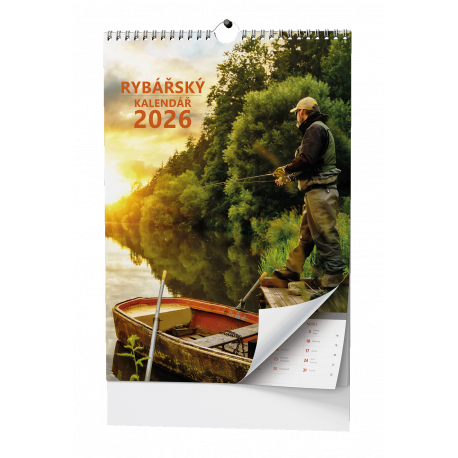 BNF4-26 Nástěnný kalendář - Rybářský kalendář  - A3-1