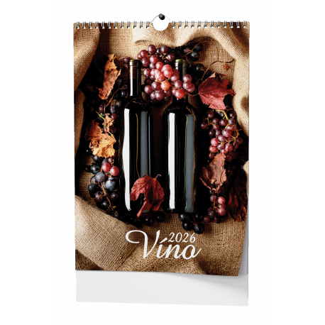 BNF1-26 Nástěnný kalendář - Víno - A3                                                               