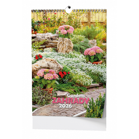 BNG8-26 Nástěnný kalendář - Zahrady - A3                                           -1