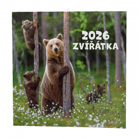 BNL9-26 Nástěnný kalendář - Zvířátka-1