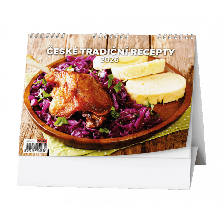 BSD8-26 Stolní kalendář - České tradiční recepty-1