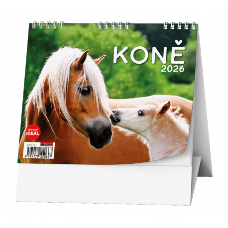 BSL8-26 Stolní kalendář - IDEÁL - Koně-1