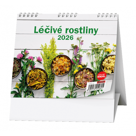 BSK6-26 Stolní kalendář - IDEÁL - Léčivé rostliny-1