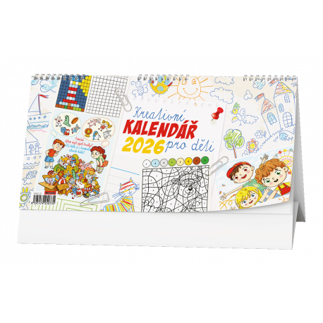 BSE6-26 Stolní kalendář - Kreativní kalendář pro děti-1