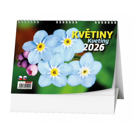 BSF7-26 Stolní kalendář - Květiny-1