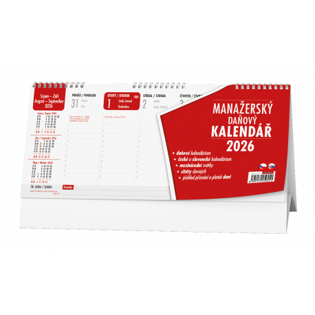 BSN1-26 Stolní kalendář - Manažerský kalendář -1