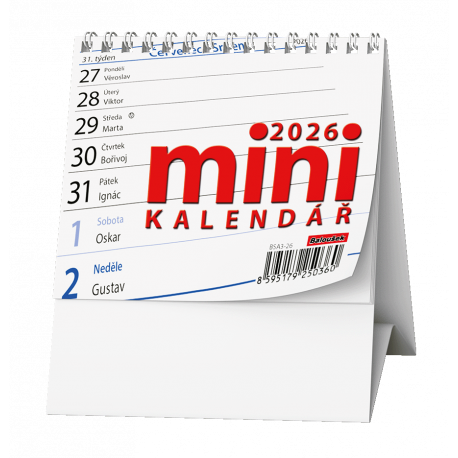 BSA3-26 Stolní kalendář - MINI kalendář-1