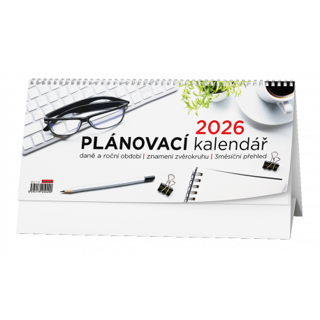 BSC11-26 Stolní kalendář - Plánovací daňový kalendář 2026-1