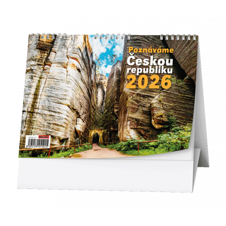 BSH8-26 Stolní kalendář - Poznáváme Českou republiku-1