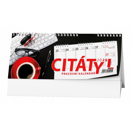 BSB1-26 Stolní kalendář - Pracovní kalendář CITÁTY I-1