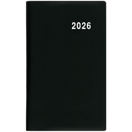 BTG1-2-26 Týdenní diář - Gustav - PVC - černá-1