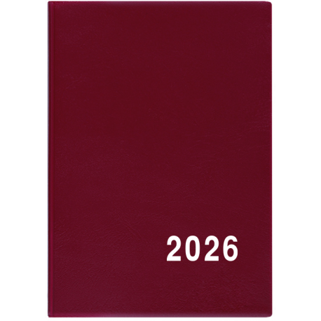 BTH1-3-26 Týdenní diář - Hynek - PVC - bordó-1