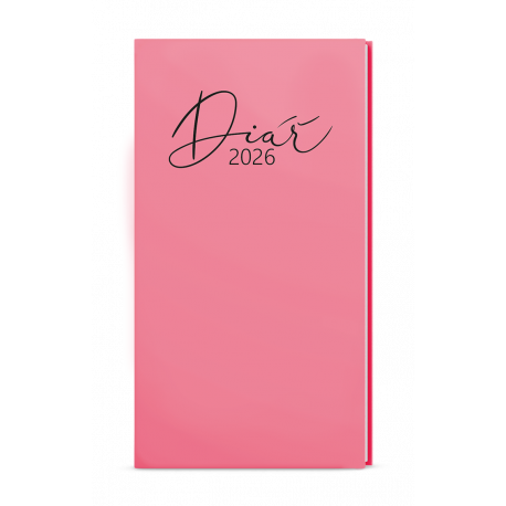 BTJ9P-51-26 Týdenní diář - Jakub - Pastel - kapesní  - růžová-1