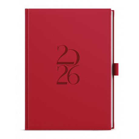 BTO19-6-26 Týdenní diář - Oskar - Deny - A5 - červená-1