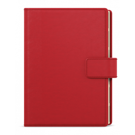 BTOk38-6-26 Týdenní diář - Oskar - Elite - A5 - červená-1