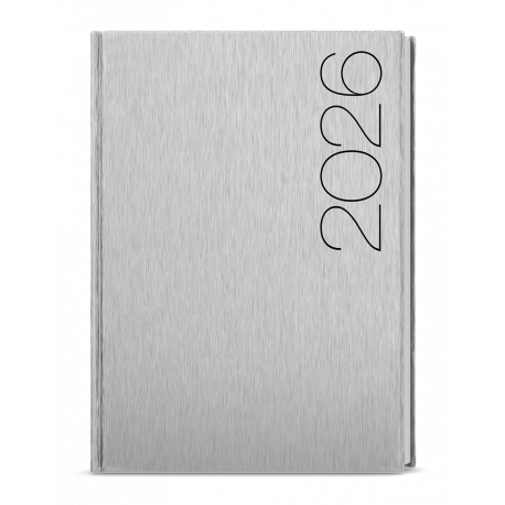 BTO30-9-26 Týdenní diář - Oskar - ForMen - A5 - Silver-1