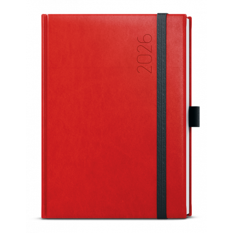 BTO3-6-26 Týdenní diář - Oskar - Reno - A5 - červená -1