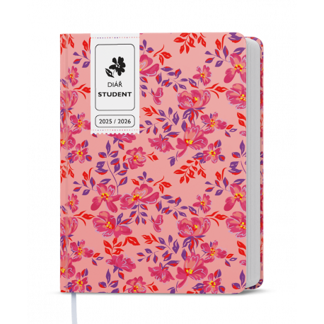 BTS9-2-26 Týdenní diář - Student - V8 - lamino - kapesní - Růžový-1