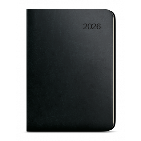 BTZ6-2-26 Týdenní diář - Zoro - Vivella - A5 - černá -1