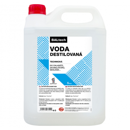 Baltech destilovaná voda kanystr 5l